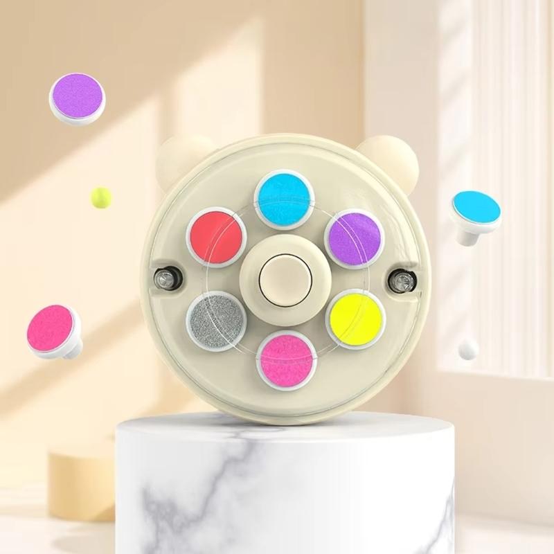 Infant Nails Grinder Machine Low Noise Design 360 Degree Filing Device With 6 Replacement Pad For Newborns to Toddler