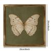 Antique Picture Frame Butterfly Paintings Wall Art Wall Hanging Decoration Wood Frame Easy Installation Home Accent