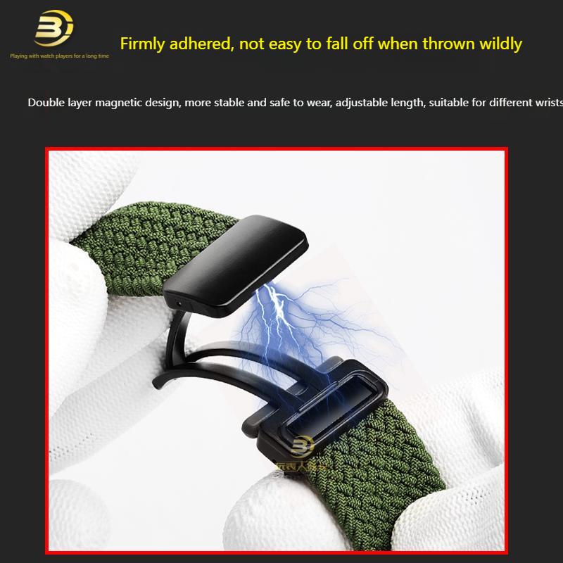 FOR Casio Small Square DW-291H/DW-290 W-218H/W-219H Series Modified Woven Nylon Canvas Watch Strap Accessories for Men and Women