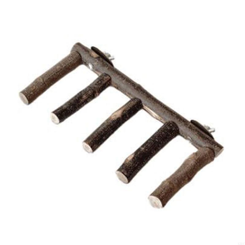 Bird Toy Parrot Perch Ladder Grinding Stand for Cage Easy to Install X3UC
