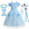Vestito per Bambina Floreale Festa per Bambini Costume da Principessa Bambini Halloween Carnevale Vestito Vestiti per Bambini