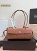 Elegant Diamond-Quilted Cowhide Baguette Bag for Women – Little Fragrance 26s