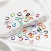 1.2 * 10Mm Open Ring, Colored Painted Iron Ring, Candy Color Connecting Ring, Handmade Diy Keychain Jewelry Ring.