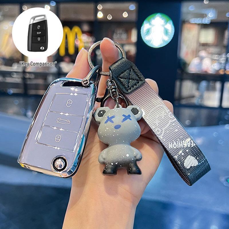 Volkswagen Passat Key Cover for 2017/18 Models - Dedicated SAIC Passat Car Key Shell with Buckle