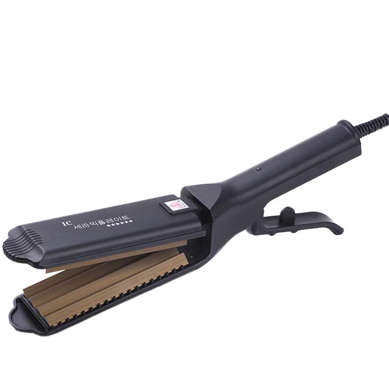 Professional Fast Fluffy Hair Crimper Iron Corn Corrugated Crimping Iron Electric Wave Curler Iron Fashion Curling Styling Tools