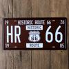 Route 66 Tin Sign for Home, Bedroom, or Bar Decor
