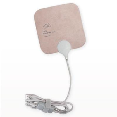 EveryDay Comfort Elektrischer Handwärmer, USB-Anschluss, Ultradünn 1,5 mm Dicke, Ultraleicht (43g), Weiches Wildleder, Tragbar, Umweltfreundlich P