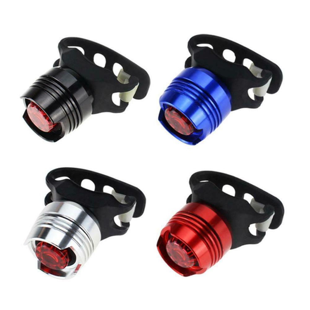 LED Rear Light Cycling Rear Tail Helmet Flash Light Safety Warning Lamp