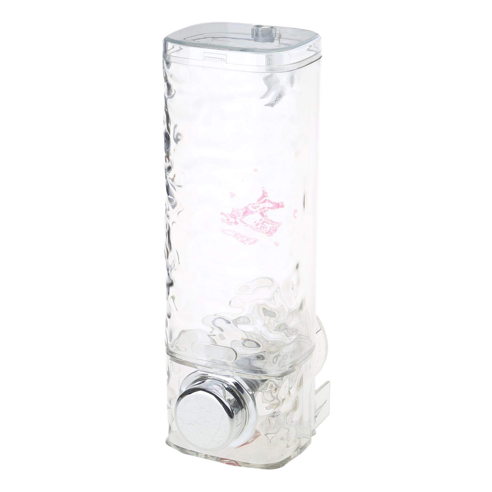 

Настенный компактный прозрачный дозатор для мыла с мощной присоской для домашнего и офисного использования прозрачный