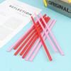 25Pcs Smoothie Straws Heart Shaped Pink Straws Drinking Cute Plastic Straws