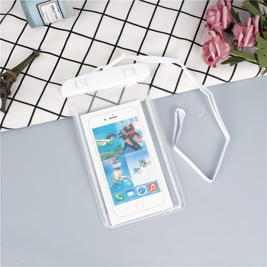 Waterproof Phone Pouch for iPhone Samsung Up To 6.8 Inch Swimming Beach Snow Underwater Protection Floating Dry Bag FU