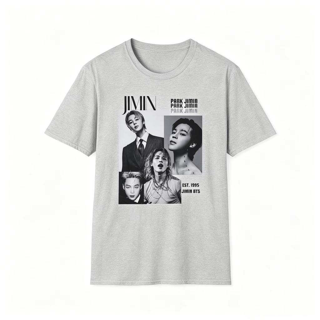 BTS Jimin T Shirt Park Jimin Fan T Shirt Kpop T Shirt ARMY Fan Gift T Shirt 2026 Summer Men Women Fashion Pure Cotton Y2K Loose Comfortable T-shirt