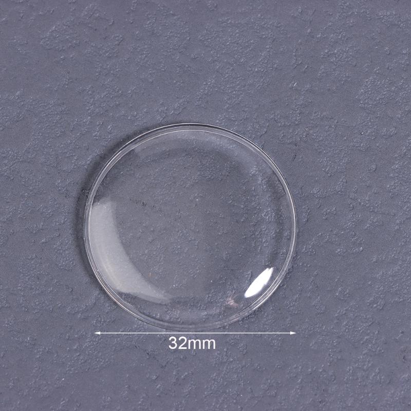 Akcesoria do zegarków 25-36MM Akrylowe Okrągłe Szkiełko Zegarka Pokrywka Zegarka Zamienna Maska Przezroczysta Powierzchnia Płaskie Szkiełko