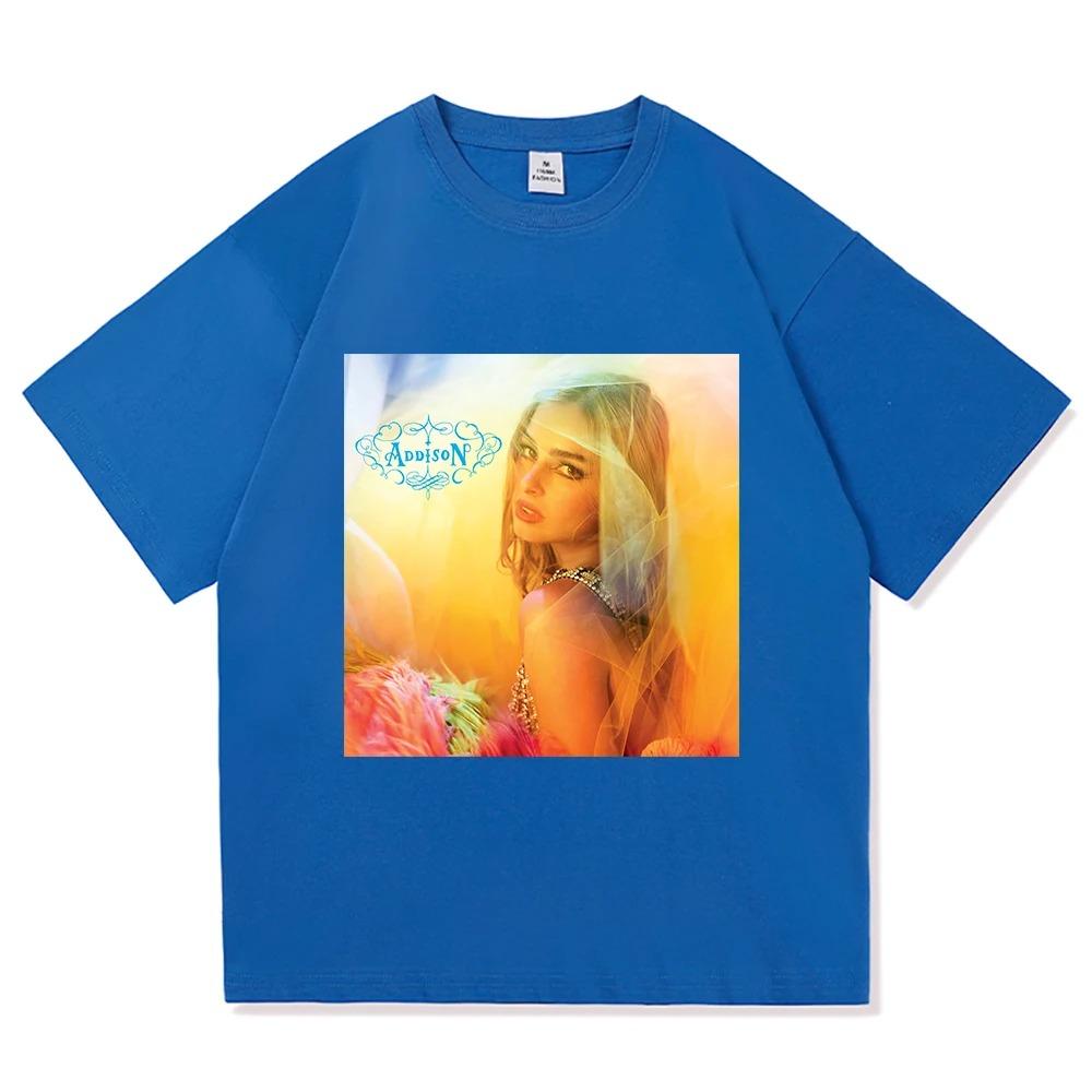 Addison Rae AddisonT Graphic Tee 2025 New Album Merch Vintage Harajuku Style Unisex Premium Cotton Women And Men Tshirts