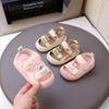 Boys Girls Sandals Anti-Slip Soft Sole Comfortable Toddler First Walking Shoes 2025 Summer New Baby Beach Shoes Cute Bears