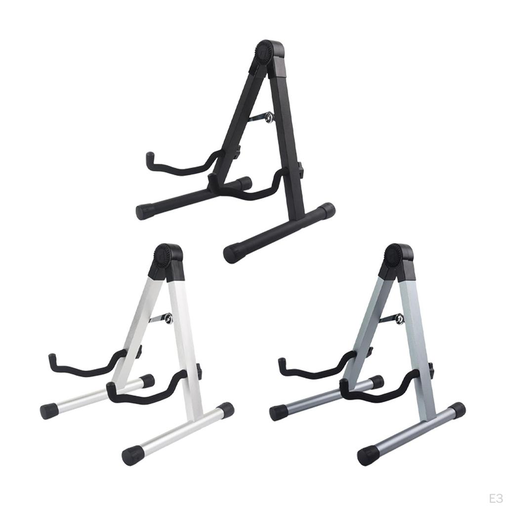 Foldable Guitar Stand A Frame Foam Arms Stable Support Holder for Violin Ukulele Classical
