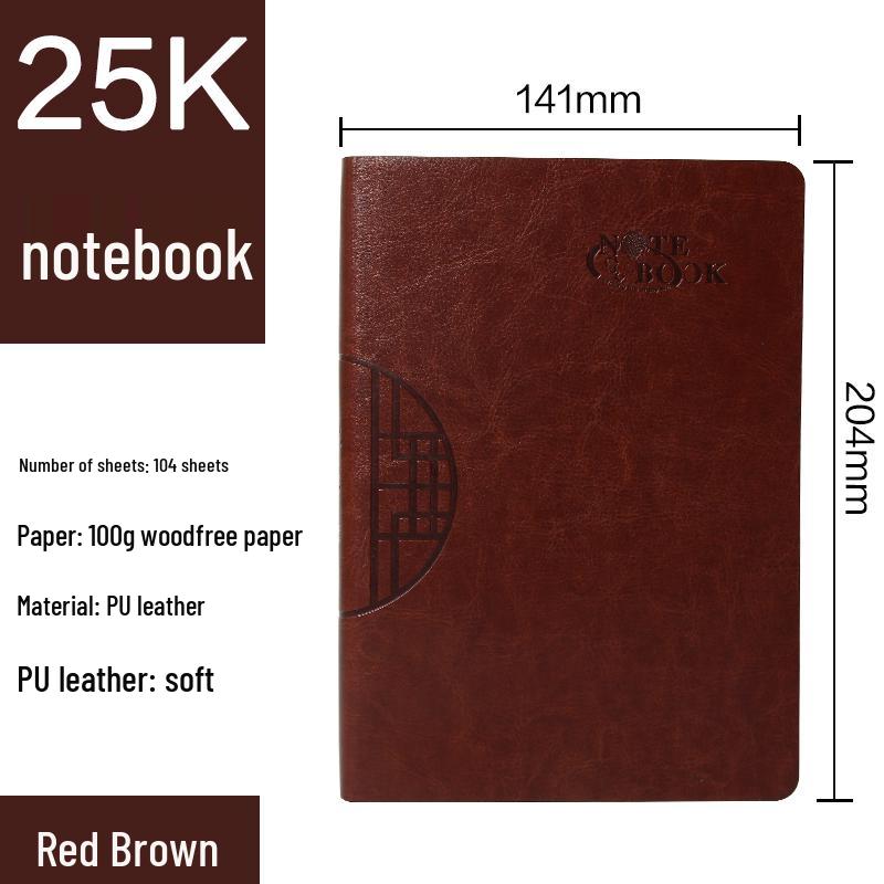 A5 Business Notebook Diary - Large Meeting Record Book, Office Supplies