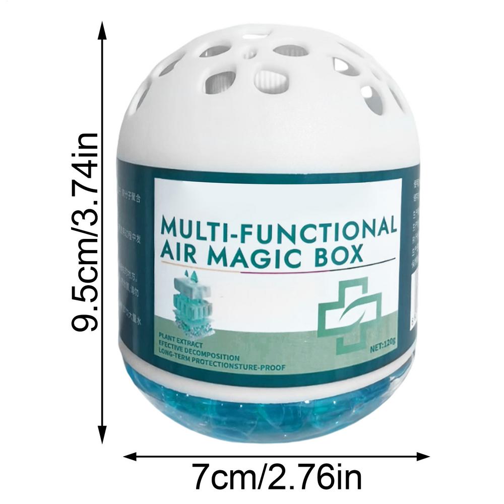 

Indoor Air Purification Dust Removal MagicBox Dust Collector Home Cleaner Air Cleaner Plant Extract Long-Lasting Odor Control белый