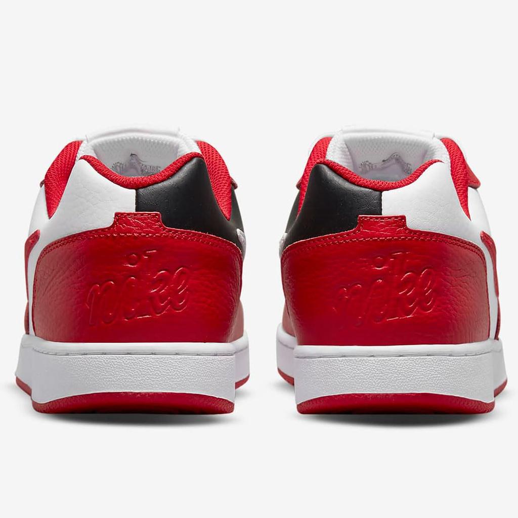 Nike Ebernon Low Premium Size (White/Black/University Red) AQ1774-101, 24.5cm (Japan)