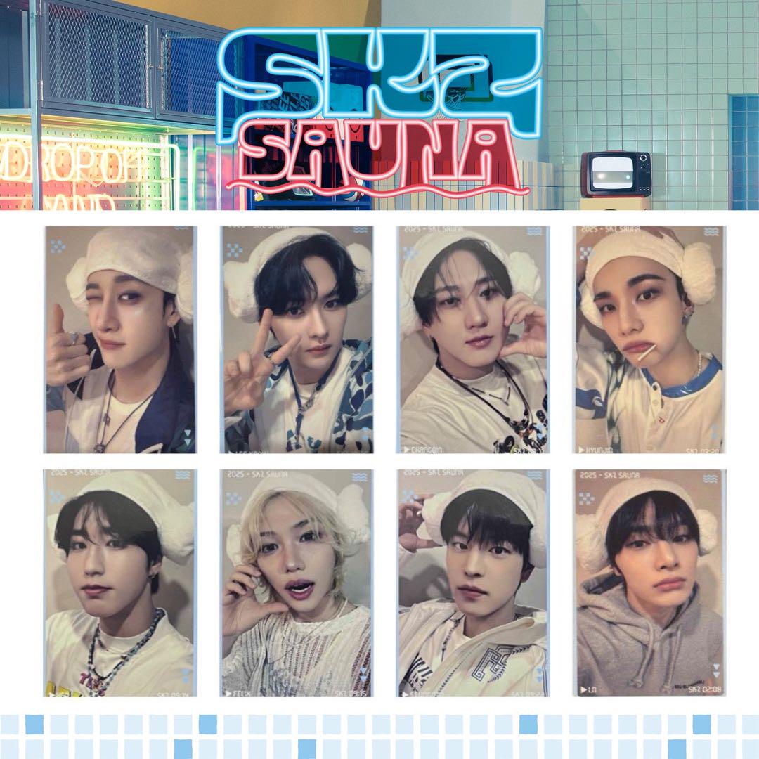 

[USED] Stray Kids JYP Pop-Up 10,000 Yen Purchase Bonus Trading Cards Complete Set of 8