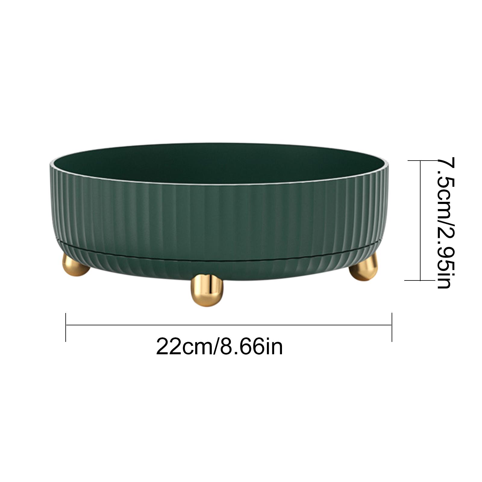 

Коробка-органайзер для макіяжу з поворотом на 360 градусів Прозорий модний органайзер для косметики Багатофункціональний знімний туалетний столик CHINA темно-зелений колір