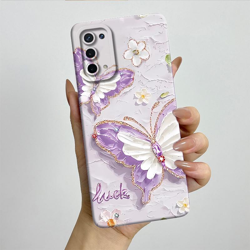For OPPO A74 5G A54 5G Case A93 5G Capa Silicone Soft Phone Funda CPH2197 CPH2195 CPH2263 Painted Printed Protective Back Cover