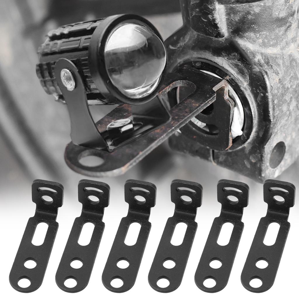 Universal Motorcycle LED Spotlight Bracket Fog Light Mount Clamp Holder No Drilling Extension Rod for Electric Bike Scooter ATV