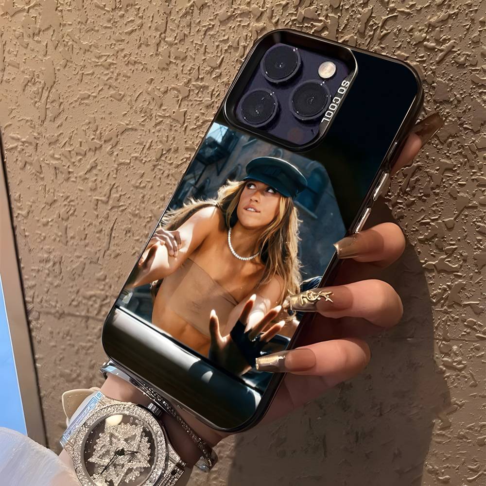 Tate Mcrae So Close To What För iPhone 17,16,15,14,13,12,11,Mini,Pro,E,SE4,XS,MAX Svart Godis Matt Fodral