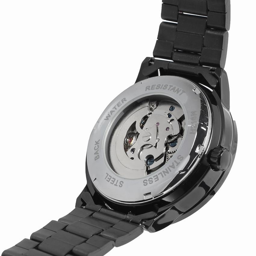 T-winner Ceas mecanic automat, casual, de modă pentru bărbați