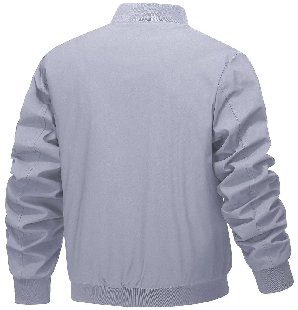 TACVASEN Winter Stadium Motorcycle Windproof Simple Solid with Light Size M Men's Jacket, Jacket, Workwear, Sportswear, Water-Repellent, Blouson,