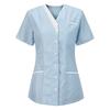 Women's Uniform Quick-drying Fabric Solid Color V-neck Short-sleeved Uniform