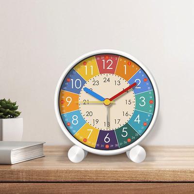 Children's Cartoon Alarm Clock for Bedroom, Living Room, or Student Desk - Silent Wake-Up Clock