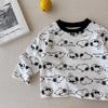 Kids Autumn Cotton Long Sleeve T Shirt Full Print Cartoon Top For Boys And Girls Stylish Base Layer