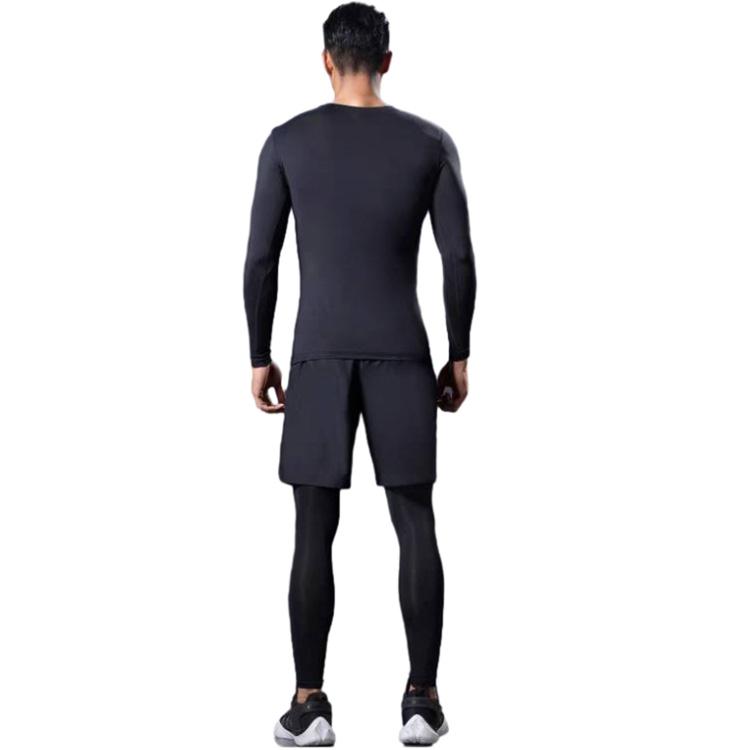 Li Ning Fitness Set Men's Black YUDT069-1 YULT069-1
