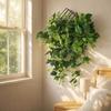 Plastic Fake Hanging Plants Handmade Artificial Realistic Vine Plants Lifelike Decorative Simulation Greenery Garden Decor