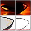 LEDS Arrow Turn Signal Integrated Rearview Sport Mirror For Suzuki GSF600S GSF1200 1200S BANDIT Motorcycle Mirror