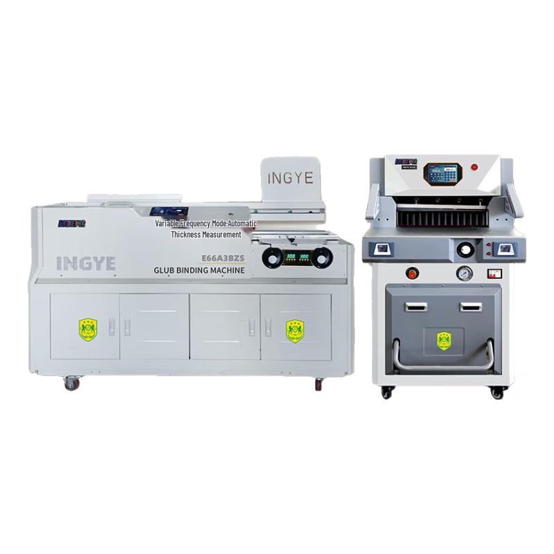 INGYE Automatic Perfect Binding Machine with Paper Cutter