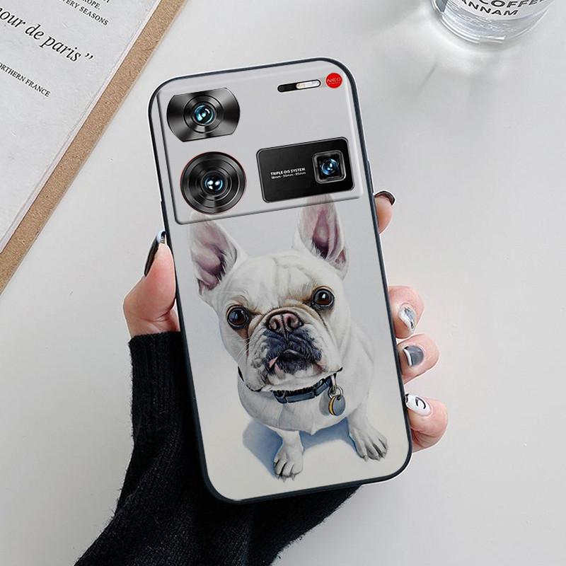 Case For nubia Z60 Ultra Black Matte Soft Silicon Phone For Nubia Z60 Ultra 5G NX721J Cover Coque Protective shell Z60Ultra