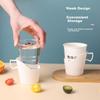 BJ Disposable Paper Cup Holder, Hot Water Insulation Tray, Cup Coaster, Plastic Cup Base, Paper Cup Stand, 8-Piece Set