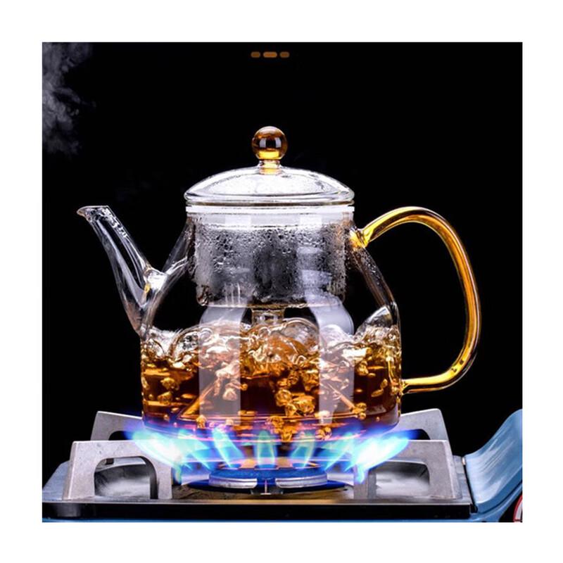 TLAKEHO High Borosilicate Glass Teapot