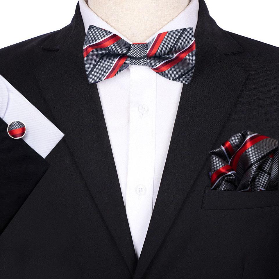 Men'S Groom Wedding Host Solid Color Bow Tie Best Man Suit Korean Version Shirt Bow Tie Wedding Men'S Bow