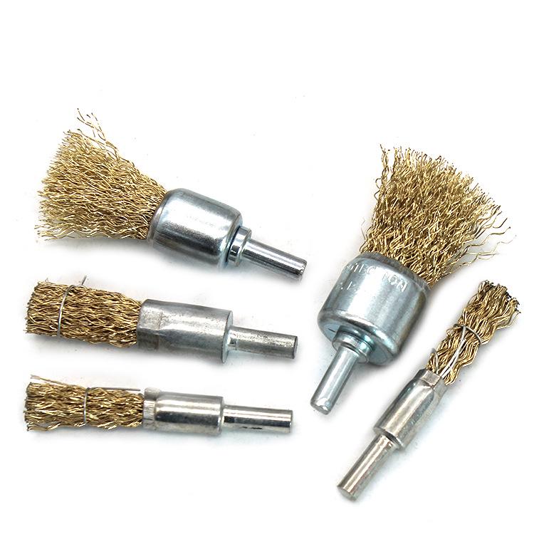 6x25 Steel Wire Brush for Rust Removal, Deburring, Grinding & Polishing