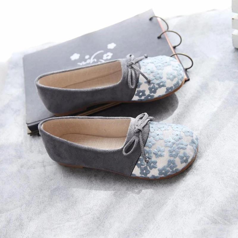 Fashion Flat Woman Footwear Flats Grey with Bow Mesh Round Toe Shoes for Women Kawaii Cute Young E Chic and Elegant 39 Discount A Casual