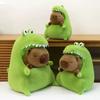 Novo Crocodilo Capivara Brinquedo de Pelúcia Simulação Capivara Anime Brinquedo Fofo Animais Fofos Almofada Recheada Boneca Presentes de Aniversário para Crianças Brinquedo