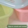 Rectangular Perforated Plastic Storage Basket