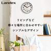 Landex Wall Clock, Silver, 18cm Diameter, Mini Plus, Radio-Controlled, Continuous Second Hand, Suitable for Wall or Desk Use, YW9162SV