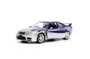 Fast & Furious 1:32 1995 Nissan Skyline GT-R (BNCR33) Diecast Car Toy for Kids and Adults