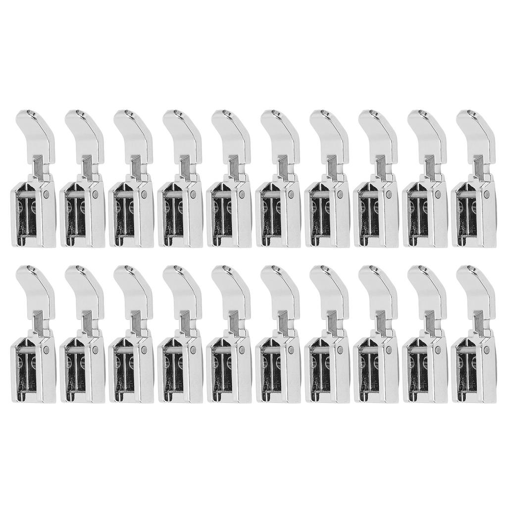 20pcs Zipper Foot High Hardness Antirust Multifunction Stainless Steel Sewing Presser Foot for Household