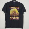 TWISTED SISTER Dee Snider L LARGE Official T-Shirt Black Mens Band Logo Unisex T-Shirt