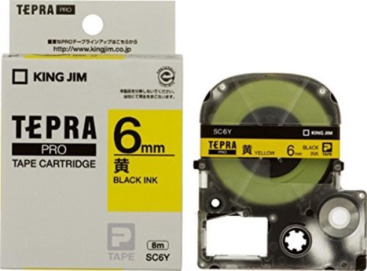 

King Jim PRO Tape Cartridge with Color SC6Y 00020196 of Labels, (Pack 3)